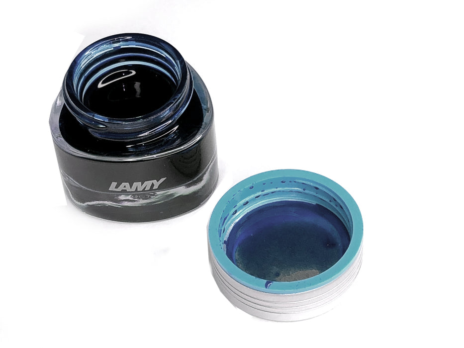 Lamy T53 30ml Ink Bottle - Benitoite Blue / Grey