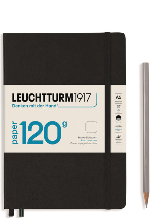 Leuchtturm 120gsm Edition Notebook - (A5) Plain, Black
