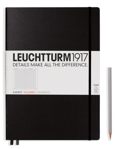 Leuchtturm Sand Squared Notebook, Slim Master (A4+)