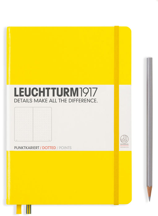 Leuchtturm1917 Medium (A5) Notebook - Lemon Dotted