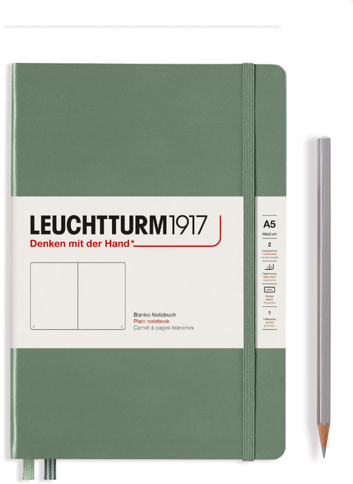 Leuchtturm Hardcover (A5) - Olive Plain
