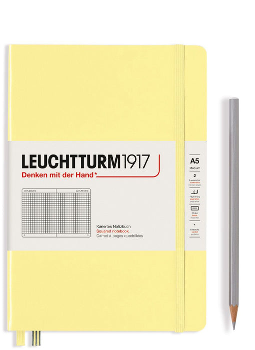 Leuchtturm Hardcover (A5) - Vanilla Square Graphed