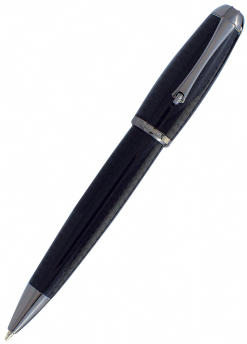 Monteverde Super Mega Carbon Fibre Ballpoint Pen  - Gunmetal