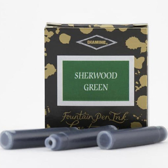 Diamine Ink Cartridges - Sherwood Green