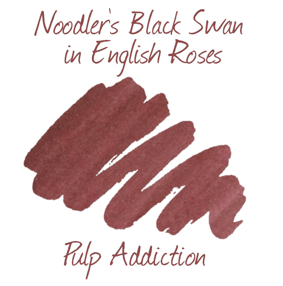 Noodler's Black Swan in English Roses Ink