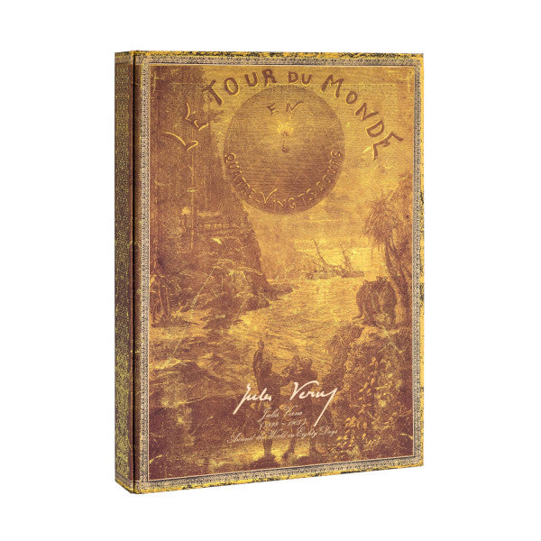 Paperblanks Verne, Around the World - Manuscript Box