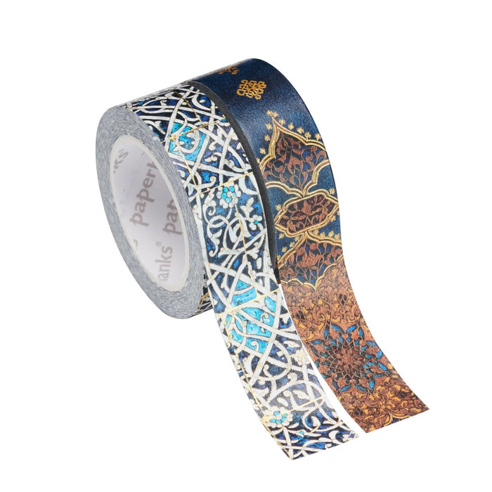 Paperblanks Washi Tape - Granada Turquoise & Safavid Indigo