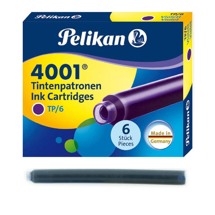 Pelikan 4001 Ink Cartridges - Violet