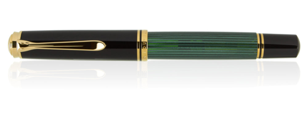 Pelikan M800 Fountain Pen - Souveran Black Green - Medium
