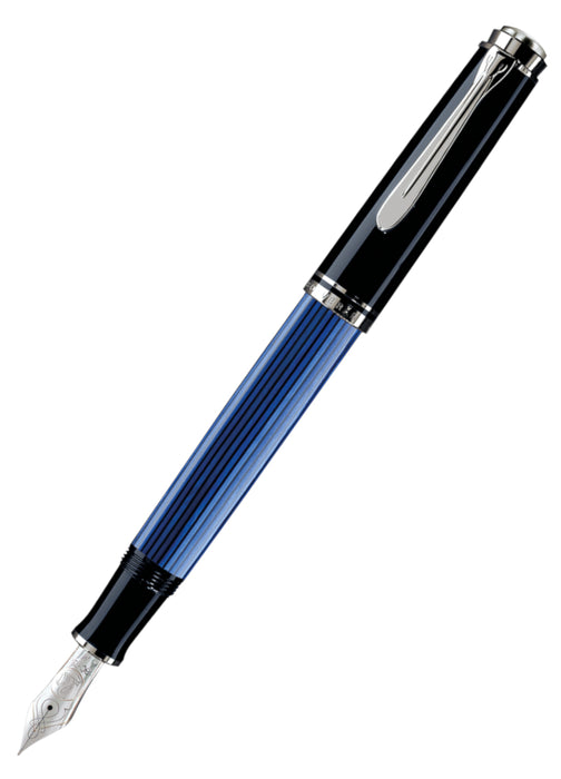 Pelikan M805 Fountain Pen - Souveran Black Blue - Fine