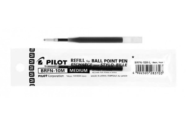 Pilot BRFN-10M Black Medium Ballpoint Refill