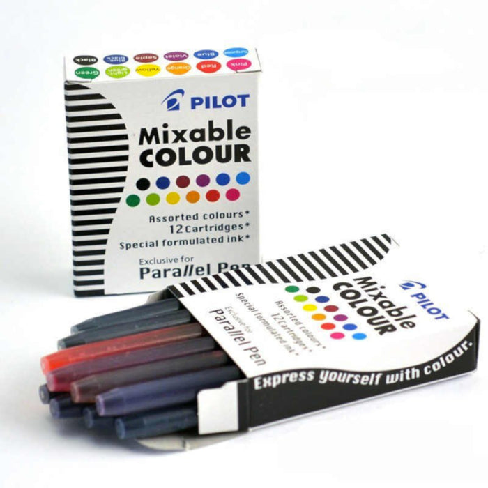 Pilot Parallel Pen Mixable Ink Cartridges - Assorted