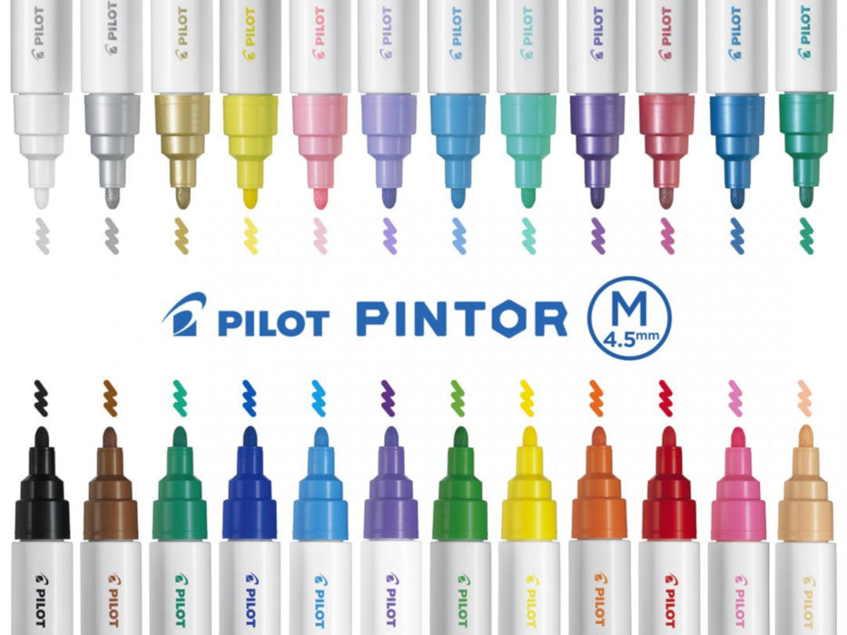 Pilot Pintor Paint Marker - Silver Medium