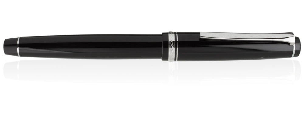 Pilot Falcon Fountain Pen - Black Rhodium Soft Extra Fine