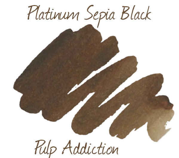 Platinum Classic Ink Sepia Black - 2ml Sample