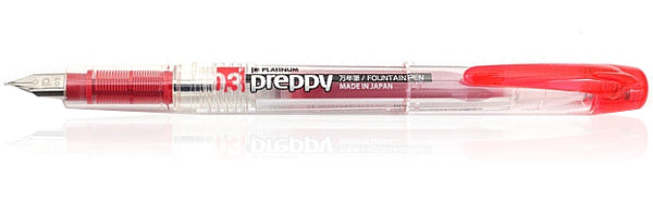 Platinum Preppy Red Fine Fountain Pen