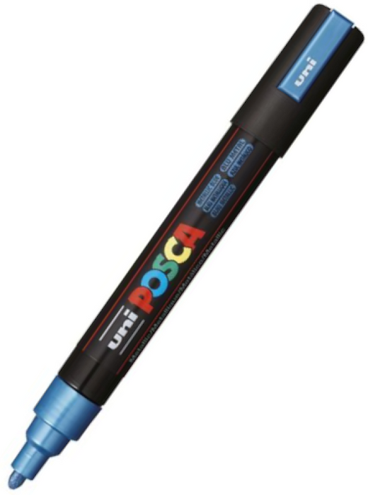 POSCA PC 5M Paint Marker Metallic Blue