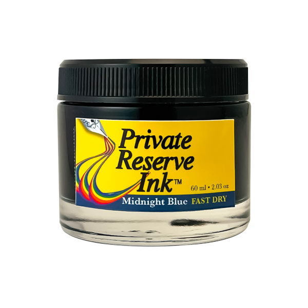 Private Reserve Midnight Blue Fast Dry - 60ml Bottled Ink