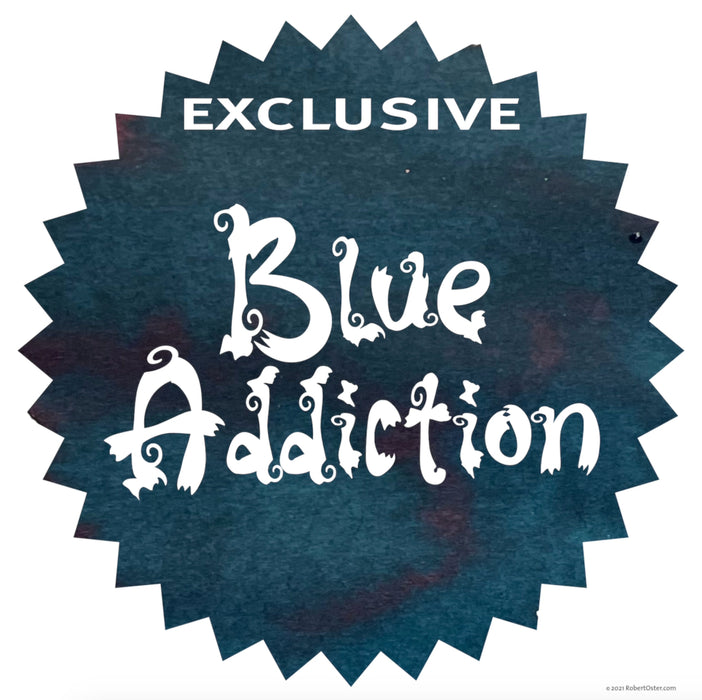 Robert Oster Pulp Addiction Exclusive Blue Addiction Ink - 2ml Sample