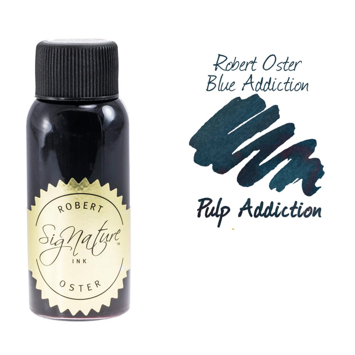 Robert Oster Pulp Addiction Exclusive Ink - Blue Addiction