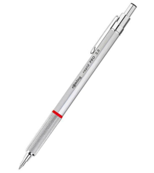 Rotring Rapid Pro Mechanical Pencil - Silver 0.7mm