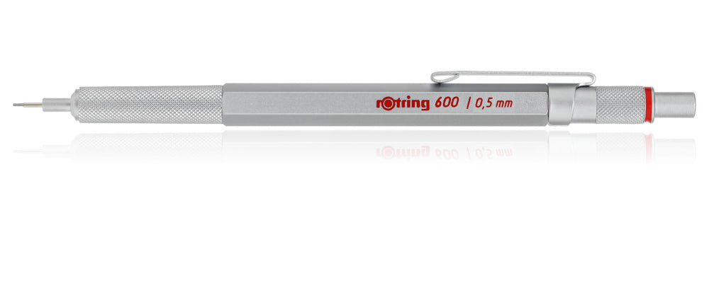 Rotring Mechanical Pencil - 600 Silver 0.5mm