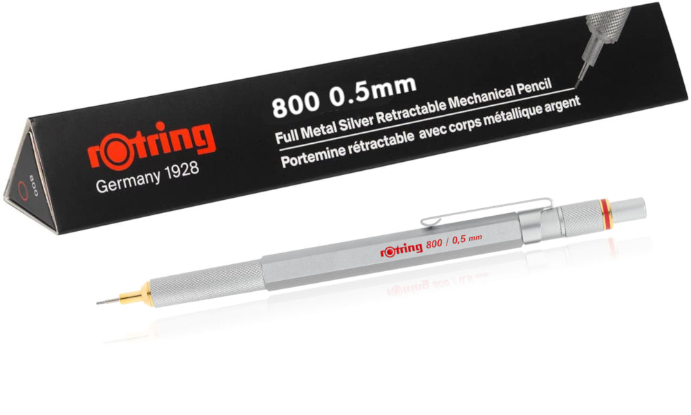 Rotring Mechanical Pencil - 800 Silver 0.5mm