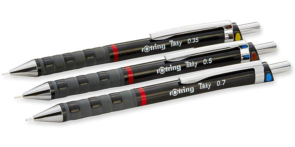 rOtring Tikky Mechanical Pencil,  3-Piece Set