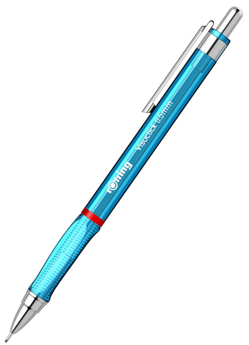 Rotring Visuclick Mechanical Pencil - 0.5mm Blue with Leads