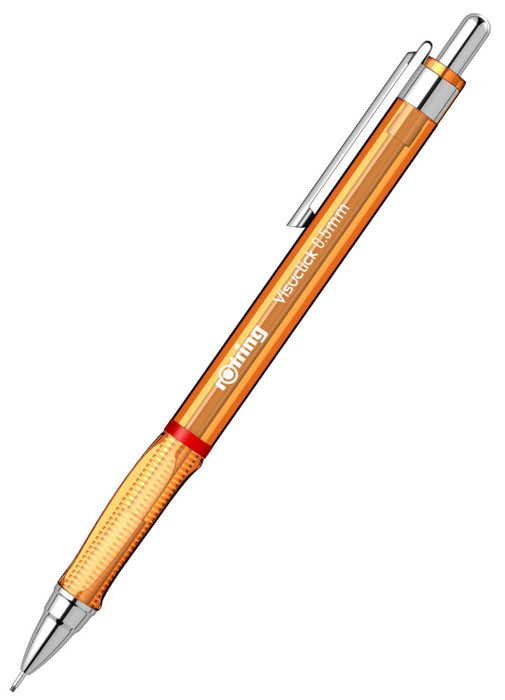 Rotring Visuclick Mechanical Pencil - 0.5mm Orange with Leads