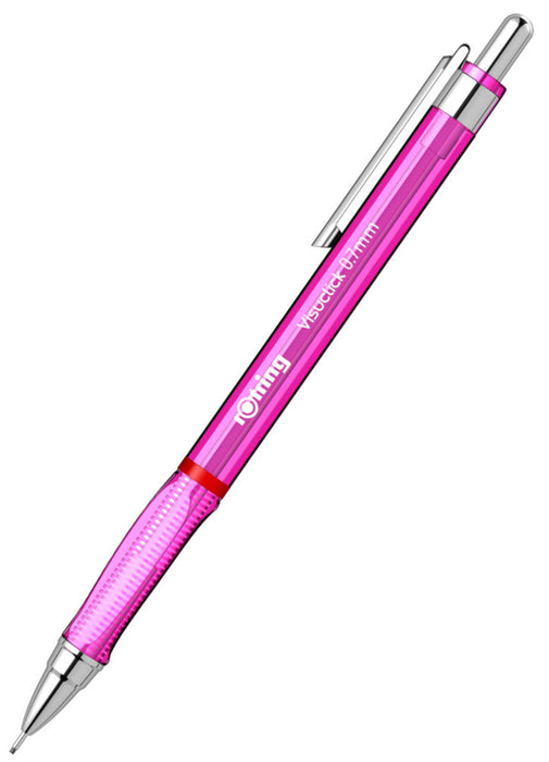 Rotring Visuclick Mechanical Pencil - 0.7mm Pink with Leads