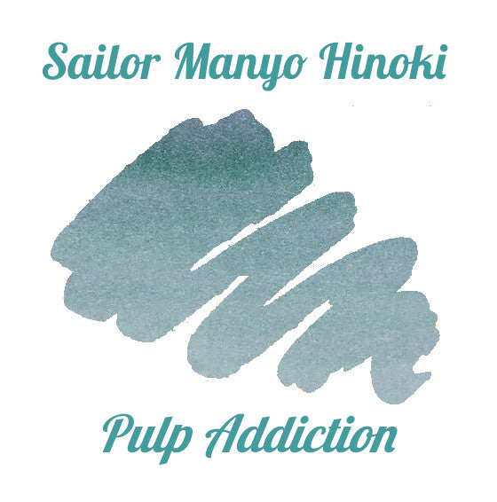 Sailor Manyo Hinoki (Dual Shading) Ink - 50ml Bottle