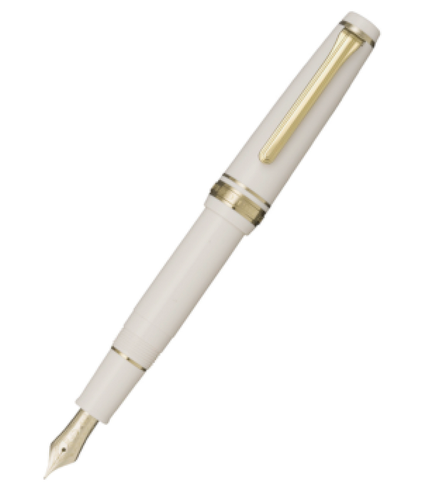 Sailor Pro Gear Slim Mini Fountain Pen - Beni White - MF