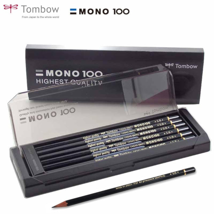 Tombow MONO 100 Pencil - F, 12pc Box Set