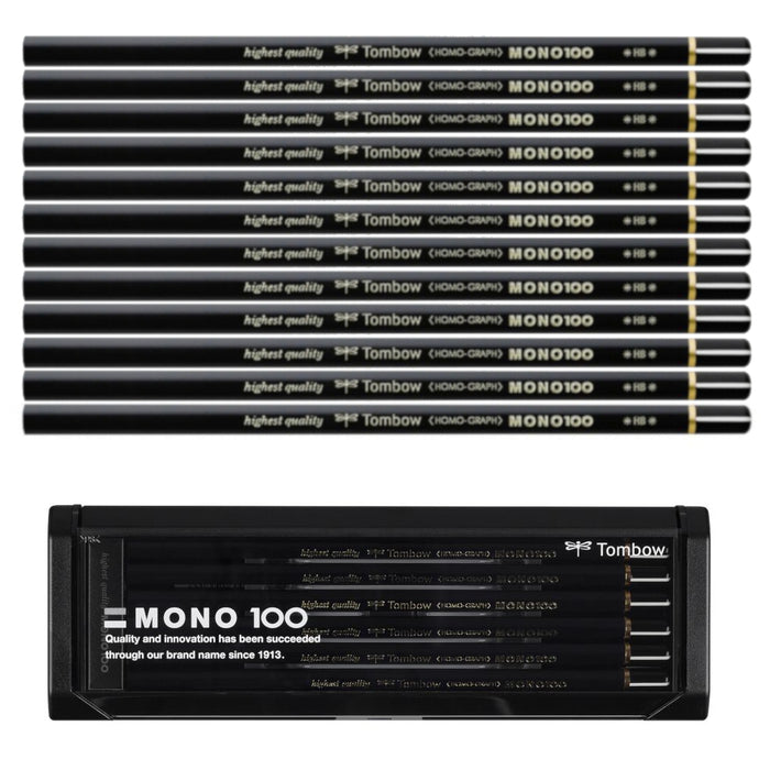 Tombow MONO 100 Pencil - HB, 12pc Box Set