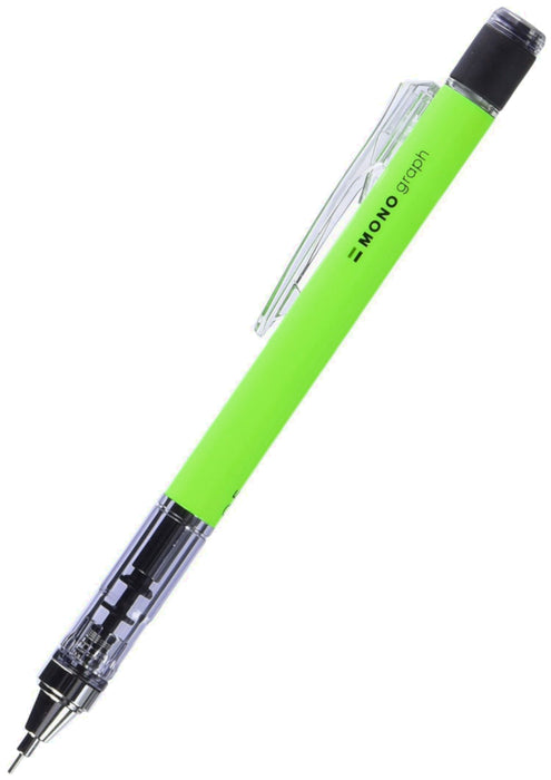 Tombow Mono Graph Shaker Mechanical Pencil - Neon Green 0.5mm