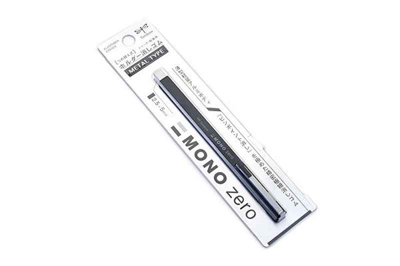 Tombow Mono Zero Metal Type Retractable Eraser - Black
