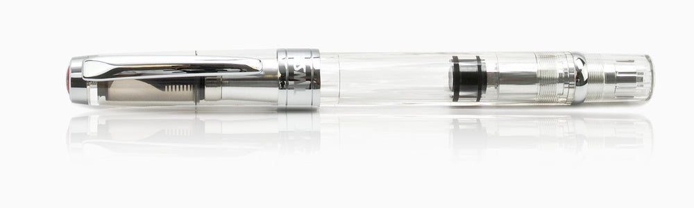 TWSBI Diamond 580AL Fountain Pen - Silver, Fine Nib