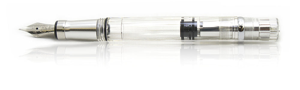 TWSBI Diamond 580AL Fountain Pen - Silver, Fine Nib