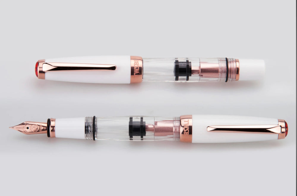 TWSBI Diamond AL Mini Fountain Pen - White Rose Gold v2 - M