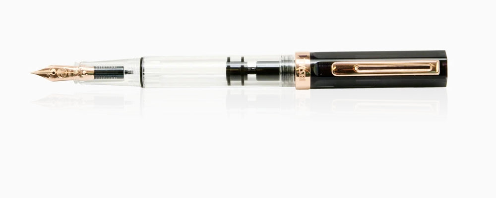 TWSBI Eco Fountain Pen - Smoke with Rose Gold - Broad Nib