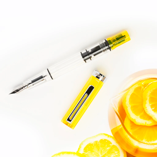 TWSBI Eco Fountain Pen - Transparent Yellow - Stub 1.1