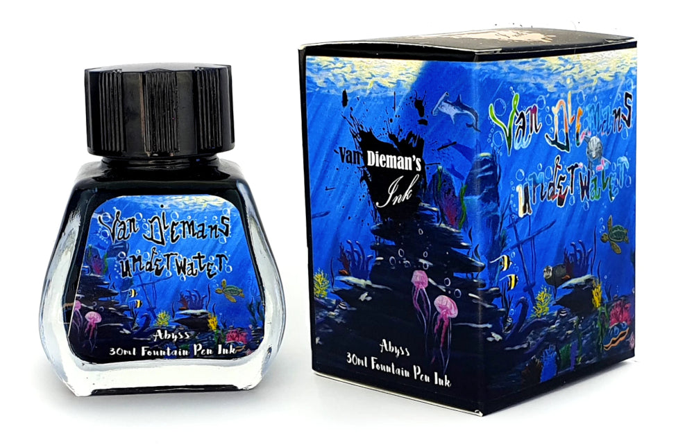 Van Dieman's Fountain Pen Ink - (Underwater) Abyss