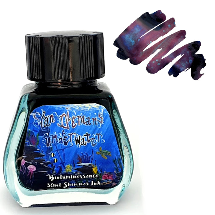 Van Dieman's Fountain Pen Ink - (Underwater) Bioluminescence