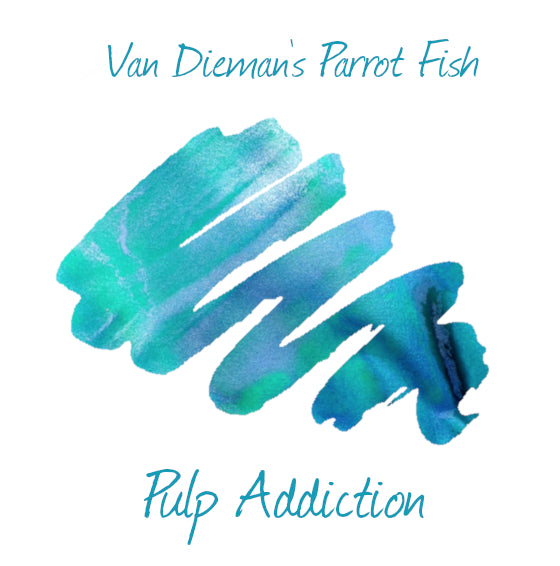 Van Dieman's Fountain Pen Ink - (Underwater) Parrot Fish