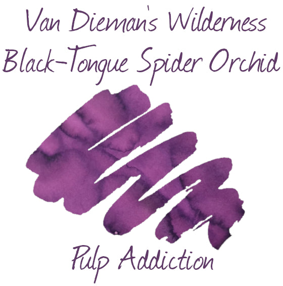 Van Dieman's Wilderness Fountain Pen Ink - Black-Tongue Spider Orchid