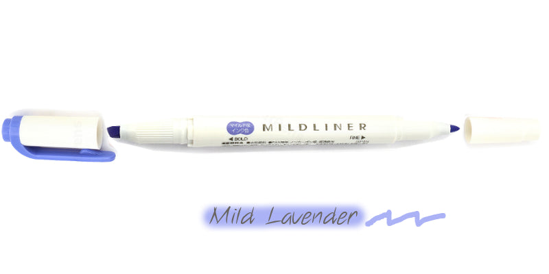 Zebra Mildliner Double Tip Mild Lavender Highlighter