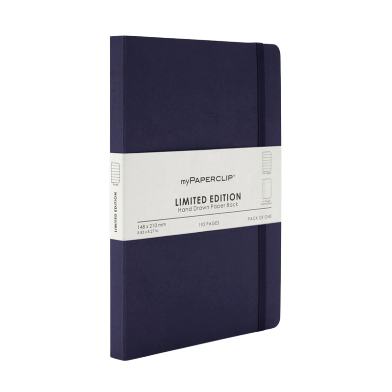 myPAPERCLIP Limited Edition Softcover A5 Notebook - Aubergine