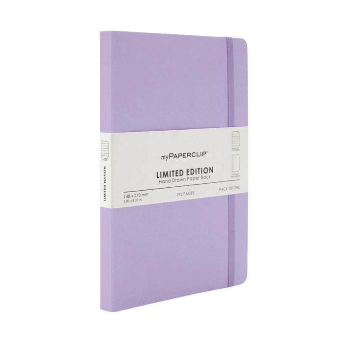 myPAPERCLIP Limited Edition Softcover A5 Notebook - Lilac