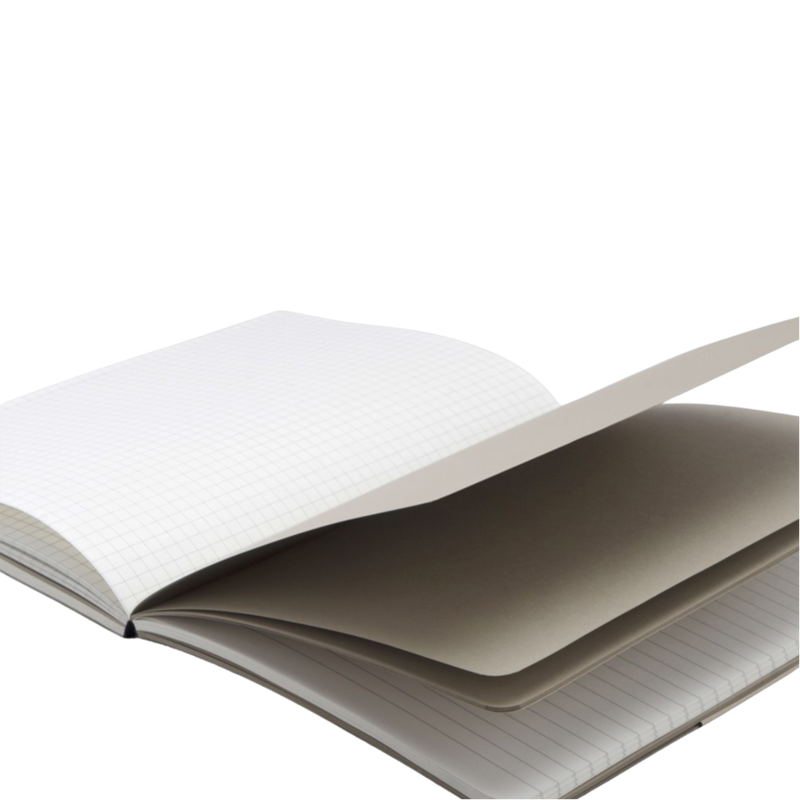 myPAPERCLIP Signature Series Vegan Leather Softcover A5 Notebook - Blue